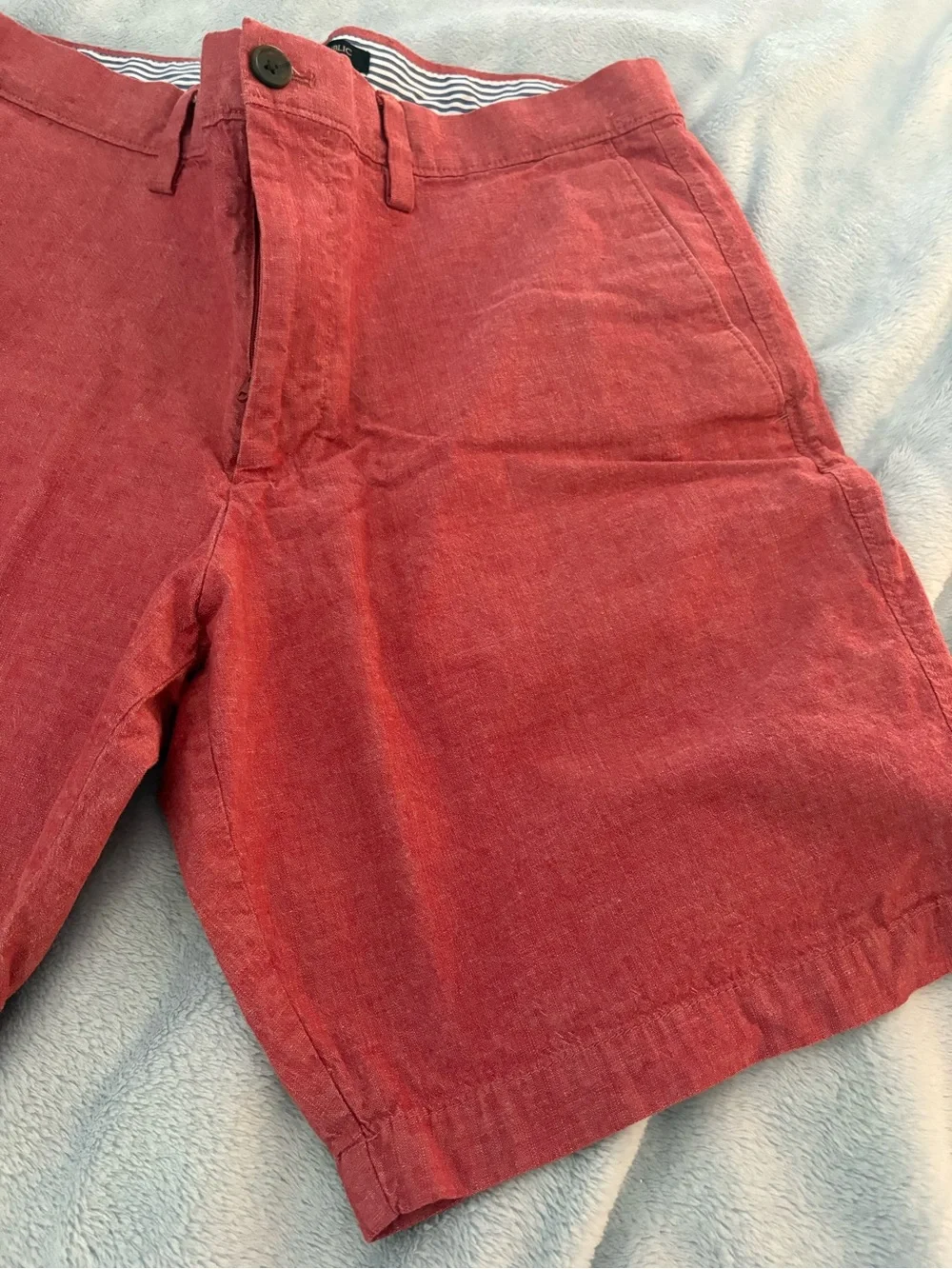 Banana Republic terra cotta Men's Flat-Front Shorts